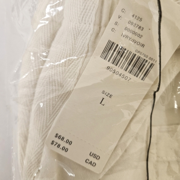 Anthropologie Linen Blend Micro Tap Shorts in Ivory NWT - Picture 11 of 16